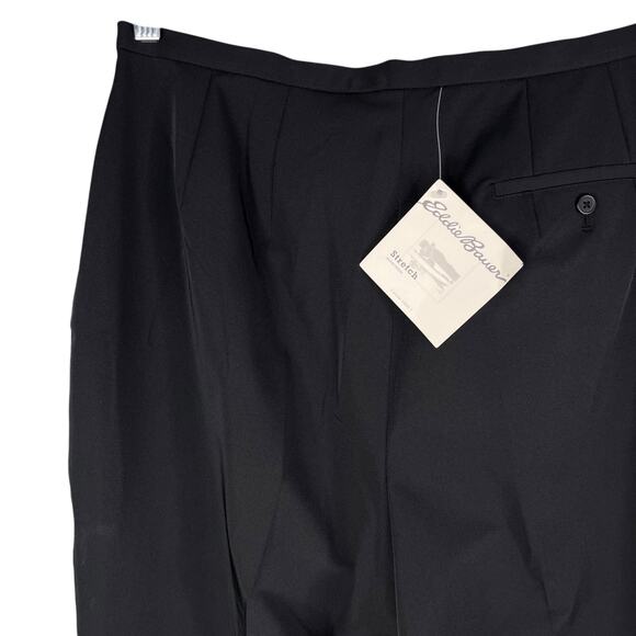 Eddie Bauer Womens Dress Pants Black 14 Tall Stretch Pockets New - Picture 4 of 12